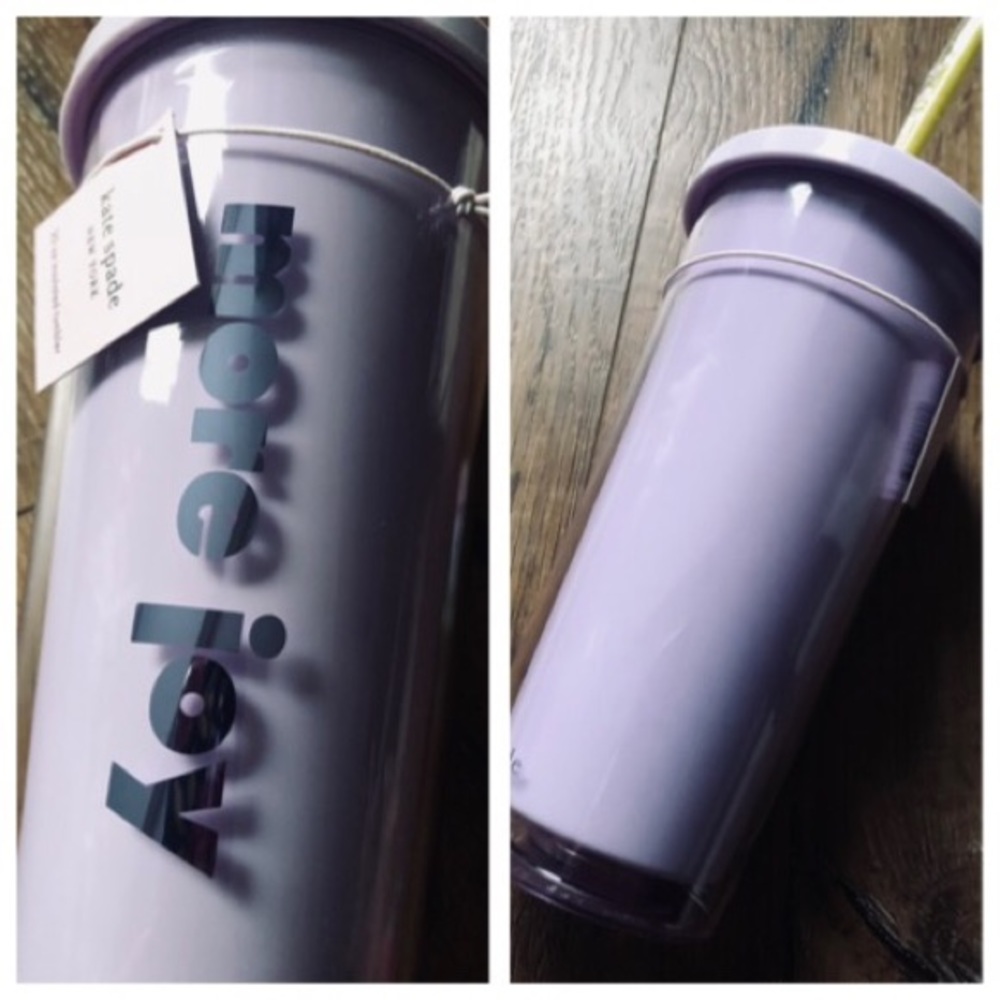 KATE SPADE-NWT 20oz Tumbler with Straw